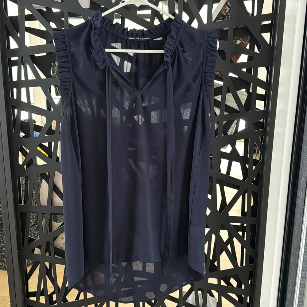 Harlowe & Graham sleeveless blouse